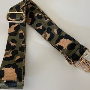 Buy the Ahdorned Camo Guitar Strap Black Vegan Mini Small